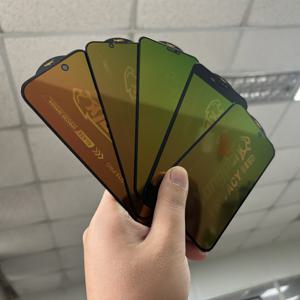 TEMU [2개입] 아이폰 7, 8, SE, X, XS, XR, 11, 12, 13, 14, 15, 16 Plus, Pro, Max용 사생활 보호 컬러풀 거울 강화 유리 액정 보호 필름