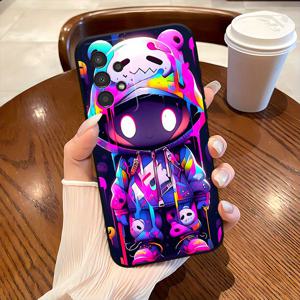 TEMU 삼성 갤럭시 A04 A04S A05 A05S A06 A13 A14 A15 A16 A22 A23 A24 A25 A32 A33 A34 A35 A52 A52S A53 A54 A55 5G S21 FE S22 Plus S23 S24 울트라 소프트 블랙 매트 보호 케이스 패션 프린팅 커플 휴일 선물 - O0195 전용 휴대폰 케이스