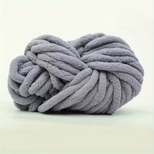 TEMU 2cm 두꺼운 핸드니 아이슬란드 플리스 원사 - DIY 싱글 스트랜드, 부피가 큰 담요 & 크리스마스 트리 공예 실, 다양한 색상으로 제공, 8.818oz