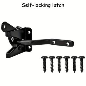 TEMU 자체 잠금 래치, 나무 울타리 래치, 수영장, 정원, 창고 문 보안을 위해 설계되었으며, 울타리 래치 및 울타리용 작은 잠금 장치로도 사용됩니다 (14.4 Cm / 5.66 Inches).
