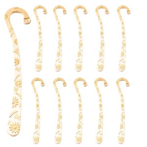 TEMU 10개 세트 금속 북마크 - 상단 구멍으로 쉬운 공예, 원하는 디자인 만들기, DIY 핸드메이드 공예, 여성, 선생님, 학생, 독서 애호가를 위한 선물 아이디어, 스터디 액세서리, 수제 공예, 장식용 문구, 예술적 디자인, 정밀 절단, 내구성 있는 소재, 공예 애호가를 위한 완벽한 선택