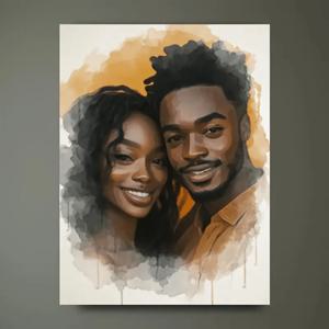 TEMU 개인화된 사진 캔버스 아트 - 영화 테마 맞춤형 래핑 처리된 소나무 프레임 - 결혼식, 가족, 커플, 애완동물을 위한 독특한 추억 사진 인화 - 이상적인 선물, 11.8X15.7 인치