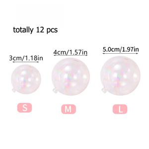 TEMU 12개 컬러풀 볼 해피 아트 폰트 레드 작은 하트 케이크 토퍼 생일 파티 디저트 장식, 샤워 용품, 할로윈, 크리스마스, 새해, , 파티 이벤트용