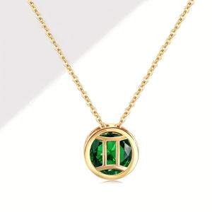 TEMU 1개 조디악 목걸이 - 12개 별자리 생년월자 & 점성학 상징 - 12개월 펜던트 (양, 황소, 쌍둥이, 사자, 처녀, 천칭, 전갈, 사수, 염소, 물병, 물고기) - 청소년 선물