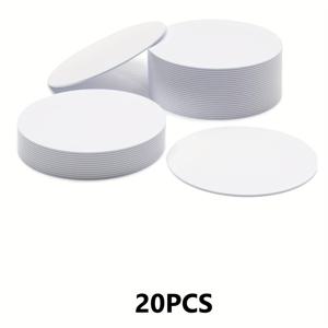 TEMU 20개 NFC 태그 NFC 215 카드, TagMo 및 NFC 지원 휴대폰 및 기기 호환 가능, 원형 25mm (1인치) 재쓰기 가능한 NFC 칩