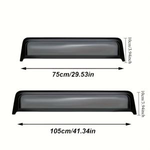 TEMU RV 창문 비 커버 - 내구성 있는 PET 소재의 윈도우 선쉐이드, 다양한 차량 모델에 적합한 크기 50cm/75cm/105cm