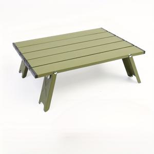 TEMU 1pc 경량 알루미늄 접이식 테이블 - 휴대용 컴팩트 야외 캠핑 테이블, 튼튼한 금속 프레임, 텐트, 피크닉 및 뒷마당 바베큐용 공간 절약 접이식 디자인, 캠핑 테이블 접이식, 피크닉 액세서리, 현대 스타일, 내구성 있는 구조