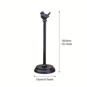 TEMU 빈티지 주철 독립형 페이퍼 타월 홀더, 농가 스타일 장식 및 소박한 주방 조리대에 완벽합니다.