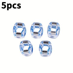 TEMU 3개/5개입 범용 업그레이드 강력 자석, 다양한 전동/수동 드라이버/ 육각 렌치에 적합, 자석 드릴 비트 홀더 링 세트, 내구성 좋은 플라스틱 구조, 배터리 불필요, 가정 수리/, 가벼움에 이상적.|키링