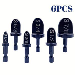 TEMU 이것은 에어컨 시스템에서 구리 파이프 확장용으로 설계된 6가지 도구 세트입니다. 수동 및 드릴 비트 옵션이 포함되어 있습니다. 키트에는 1/4'', 3/8'', 1/2'', 5/8'', 3/4'' 및 7/8'' 사이즈의 드릴 비트가 특징입니다.