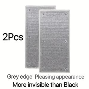 TEMU 2개 세트, 두꺼운 회색가장자리 사계절용 알루미늄창문 단열필름 - 이중반사/차양기능+눈부심방지, UV보호&에너지 절약형 (셀프접착·흡입컵) / 19.69
