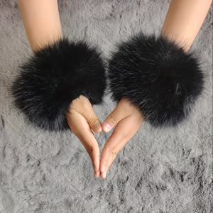 TEMU 가을 겨울 여성용 다용도 퍼지 소매 커버, 트렌디한 소매 커프스, 방풍 보온 다운 재킷 소매 보호대