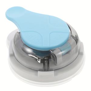 TEMU R4/R7/R10 스크랩북 & 카드 만들기용 3-in-1 수동 코너 펀치 - 인체공학적 블루 핸들, 내구성 있는 디자인의 정밀 코너 커터 도구 (포토 앨범, 축하카드 및 공예 프로젝트)