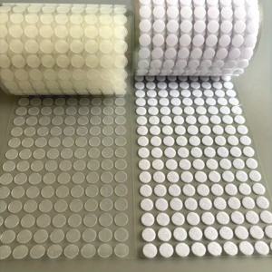 TEMU 2000개 (1000쌍) 투명 도트 후크 앤 루프 패스너 - 강력 접착 비건조 원형 코인 디자인 스티커, 사무실 정리용, 공예 프로젝트, 폴더 및 파일용 - 학생 및 DIY 애호가를 위한 훌륭한 선물, 컴퓨터 스티커