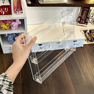 TEMU 1개 안경 보관대, 넓은 다층 벽걸이 아크릴 디스플레이 박스 - 안경, 패션 액세서리, 향수, 네일 폴리시, 인형 정리용