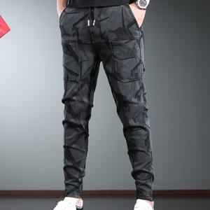 TEMU 남성용 슬림핏 퀵드라이 팬츠 - 스트레치 애슬레틱 트라우저, 아이스 슬리키 섬유 소재, 짐/러닝/캐주얼용 드로스트링 허리 밴딩, 올시즌 블랙 포멀 & 데일리 바지, 워크아웃 레깅스, 활동적인 라이프스타일 패션 하렘 팬츠, 통기성 원단