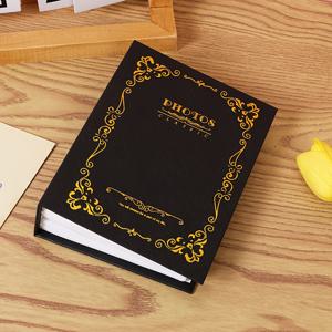 TEMU 1개 4x6, 라이트 럭셔리 디자인 포토 앨범, 삽입형 스크랩북, 최대 100장의 사진을 담을 수 있는 양면 페이지 50장 포함 기념앨범