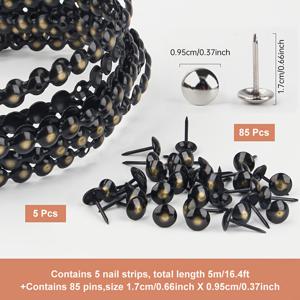 TEMU 1미터 네일 트림 5개 + 3/8