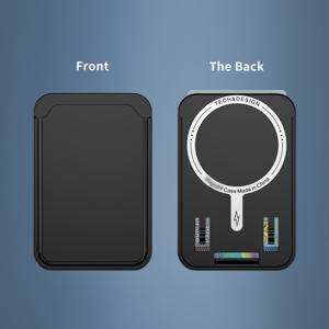 TEMU 아이폰 16/15/14/13/12 시리즈와 호환되는 범용 마그네틱 폰 지갑입니다. 마그네틱 링으로 카드를 2장 슬라이드 가능합니다. 강력한 자력으로 카드 홀더에 자동으로 부착되어 다양한 곳에 적합합니다.