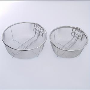 TEMU 아와오코 헤비듀티 접이식 프렌치프라이 바구니 2개 - 스테인리스 스틸 드레이너 프라이어 바구니, 메쉬 네팅 & 접이식 손잡이, 튀김, 감자튀김, 양파링, 스낵용 - 상업용/가정용