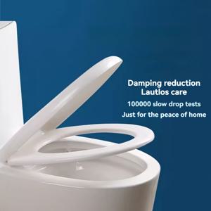 TEMU 튼튼하고 내마모성이 뛰어나며 압력에 강한 고정 버클 디자인의 가정용 변기입니다. 느린 닫힘과 조용한 작동을 위해 두꺼운 PP 소재로 제작되었으며, 세척이 용이하고 빠르게 조립 및 분해할 수 있습니다.|변기커버