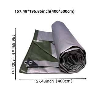 TEMU 헤비 듀티 PE 타포린 - 양면 방수, 전천후 & 내구성 | 강화된 아일렛이 있는 다용도 햇빛 가리개 | 캠핑, 정원, 장비 보호, 차량 커버, 야외 캐노피 텐트에 적합