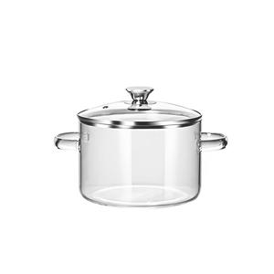 TEMU 1개 초대형 투명 유리 조리 냄비 (유리 뚜껑 포함) - 내열성 강화, 인덕션 안전, 견고한 이중 손잡이 디자인, 스토브탑, 오븐, 슬로우 쿠커용 - 수프, 스튜, 브레이징, 튀김에 이상적 - 식기세척기 사용 가능 (현지 식기세척기 호환성 확인) - 대가족 및 모임용 투명 유리 냄비 (가스/스토브 호환) - 쉬운 청소 표면