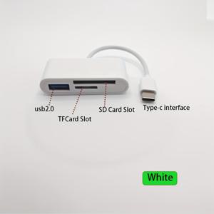 TEMU USB TF SD 카드 리더기 (Type-C ), 컴퓨터, 노트북, 카메라 및 자동차에 적합한 3-in-1 카드 리더기. 휴대 가능, 빠른 전송 속도, 친구 및 가족을 위한 훌륭한 선물. 충전식.