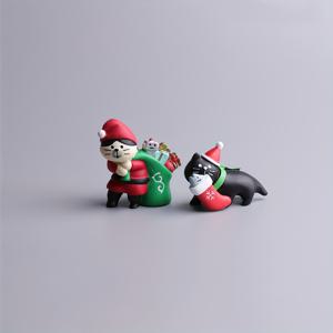 TEMU 유니크한 레진으로 제작된 크리스마스 장식, 크리스마스 트리, , 크리스마스 테마 고양이를 특징으로 하는 아름다운 미니어처 장면입니다. 이 제품은 완벽한 휴일 기념품 선물로, 집 또는 책상 꾸미기에 이상적입니다.