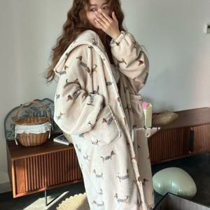 TEMU 따뜻한 가을/겨울용 라운지웨어 파자마 세트. 담요 후드티와 포켓이 있는 편안한 스웨트셔츠가 특징이며, 성인을 위한 생일 및 크리스마스 선물로 완벽합니다.|여성원피스