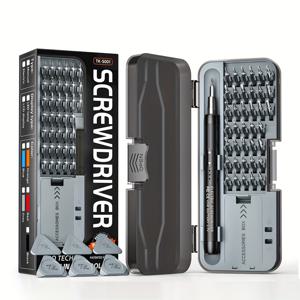 TEMU USB 무선 드라이버 (38개 비트 세트 & 보관 케이스 포함) - 마그네틱 비트, 충전식 리튬 배터리, 인체공학적 핸들, 가정용, 프로젝트 및 전자 제품 수리에 적합, 전자 제품용 드라이버, 내구성 있는 구조