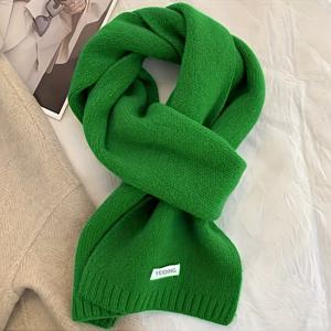 TEMU 2025년 신상 남녀공용 스카프 - 빈티지 스타일 단색 베이지/레드/블랙/다크 그레이/오렌지/그린, 부드럽고 통기성 좋음, 두꺼운 보온 방풍 넥 게이터 & 숄 커플, 친구, 여행용 - 클래식 디자인 & 내구성 좋은 우아한 캐주얼 액세서리