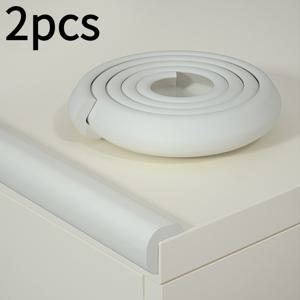 TEMU 2개입 고강도 충돌 방지 코너 보호대, 두꺼운 부드러운 고무 패딩 - 길이 조절 및 절단 가능, 가구, 테이블, 책상용 스크래치 방지 안전 가드 - 프탈레이트 무첨가, 간편한 설치, 가구 보호