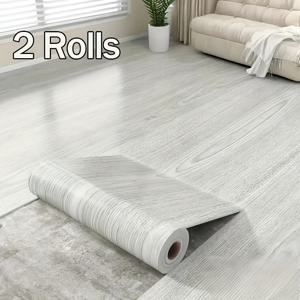 TEMU 2롤 럭셔리 비닐 접착식 바닥 & 벽 스티커 레트로 주방, 욕실, 침실, 거실용 - DIY 비닐 시트