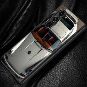 TEMU 레트로 스타일리시 쿨 카 케이스 폰 커버, 삼성 갤럭시 Z 폴드 7 6 5 4 3 Z 폴드4 Z 폴드5 Z 폴드7 Z 폴드3 Z 폴드6 호환