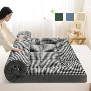 TEMU 부드럽고 따뜻한 사계절 매트리스 토퍼 바닥 매트리스 캠핑 매트리스 부드럽고 따뜻하며 가을과 겨울에 통기성이 좋습니다 침실 아파트 게스트룸 학교 기숙사용 럭셔리 침구