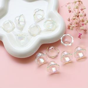 TEMU 12개 투명 아크릴 바람 종이 비즈 참 장식품 DIY 수제 목걸이 귀걸이 열쇠고리 폰 체인 액세서리