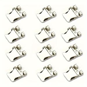 TEMU 12개/1팩 볼로 타이 뾰족 아연 합금 DIY 넥타이 액세서리