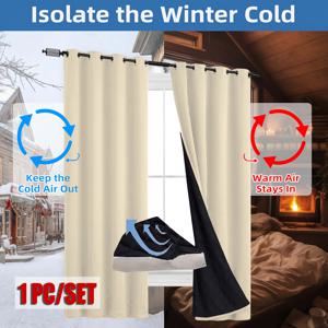 TEMU 1 패널 겨울 퀼트 보온 방음 방풍 방한 커튼, 따뜻한 방음 방풍 방한 커튼, 현대적인 홈 데코 도어 커튼, 창문 파티션 두꺼운 커튼|가벽파티션