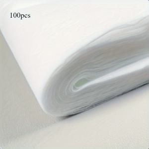 TEMU 100개 일회용 네일 아트 진공 먼지 수집기, 부직포 필터 종이, 분홍/파랑/흰색, 저알레르기성, 매니큐어 기계 먼지 필터 종이, 뷰티 & 개인 관리, 발, 손 & 네일 관리, 네일 아트 액세서리