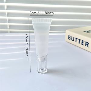 TEMU 2개 여행용 파운데이션 & 로션 디스펜서 병, 10ml/0.34oz & 15ml/0.51oz, 투명 플라스틱 흰색 나사식 캡, 스퀴즈 튜브 디자인, 무향 - 이동 중에 완벽함