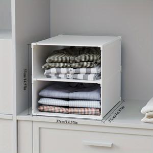 TEMU 공간 절약형 접이식 큐브 수납 정리함 - 견고한 스틸 프레임 & 방진 커버가 있는 휴대용 옷장, 침실, 거실 또는 공부방에 이상적|수납정리함