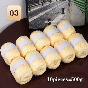 TEMU 10개 실크 실 (실크 원사) 뜨개질 & 코바늘용 - 부드러운 베이지 친화적 손 섬유, 스웨터, 스카프, 모자, 담요용 - 다색상 세트 (밝은 노랑, 다크 카키, 그레이, 로즈 브라운, 화이트, 그린, 레드, 시나몬)|스카프