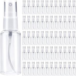 TEMU 35개/60개 대용량 미니 30ml 투명 리필 가능 스프레이 병 + 향수 분사기 노즐 - BPF 무첨가 휴대용 스프레이 병 (향수, 코롱, 바디케어, 코롱 리필, 물티슈, 액상 화장품용)