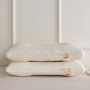 TEMU 2팩 클래식 화이트 소이 프로틴 베개 인서트, 100% 폴리에스터 커버, 기계 세탁 가능, 니트 소재, 다목적 판타지 주제, 자수가 있는 접합, 200-250 gsm