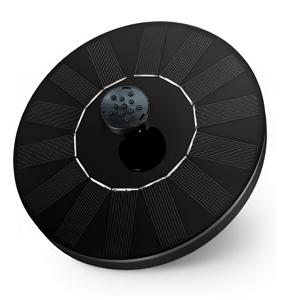 TEMU 1.4W 태양광 분수 펌프 IPX8 (다양한 노즐 포함), 연못, 정원, 어항, 수족관 및 수영장의 야외 태양광 분수용
