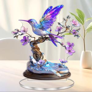 TEMU 보호 스타일 허밍버드 장식, 6.3