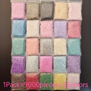 TEMU 9000개 25색 매끄러운 유리 구슬, 블랙 화이트 베이지 스타일, 기계 자수용, DIY 주얼리 만들기, 팔찌, 의류 및 공예 액세서리, 어머니날 및 휴일 선물로 완벽