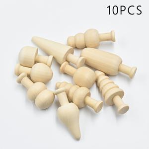 TEMU 10개는 미완성 나무 나무로 부활절과 크리스마스 장식에 사용할 수 있습니다. 10가지 다른 모양의 빈 나무 나무, 미니 나무 크리스마스 나무 공예, 예술적인 그림과 미적 나무 장식에 사용할 수 있습니다.