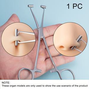 TEMU 1개 바디 주얼리 도구 피어싱 플라이어 316L 스테인리스 스틸 피어싱 포셉스 클램프, 귀 입 배꼽 코 혀 중격용